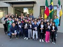 Câmara de Vereadores recebe visita dos alunos do 3º ano da Escola Santa Terezinha