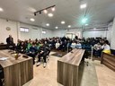 Câmara recebe alunos para a 2ª etapa do Projeto Sessão Plenária do Estudante Câmara recebe alunos para a 2ª etapa do Projeto Sessão Plenária do Estudante