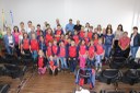 Legislativo recebe visita dos alunos da Escola Bento Gonçalves Legislativo recebe visita dos alunos da Escola Bento Gonçalves